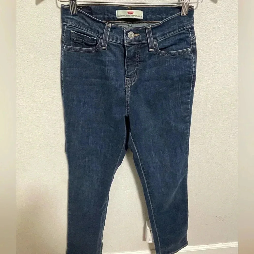 Levi’s 512 perfect‎ slimming straight leg jeans size 4